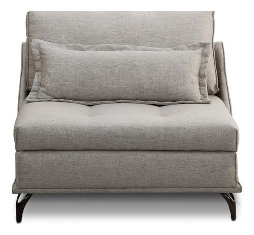 Sofá Chaise Longue Para Sala Living Abby Linho Urano